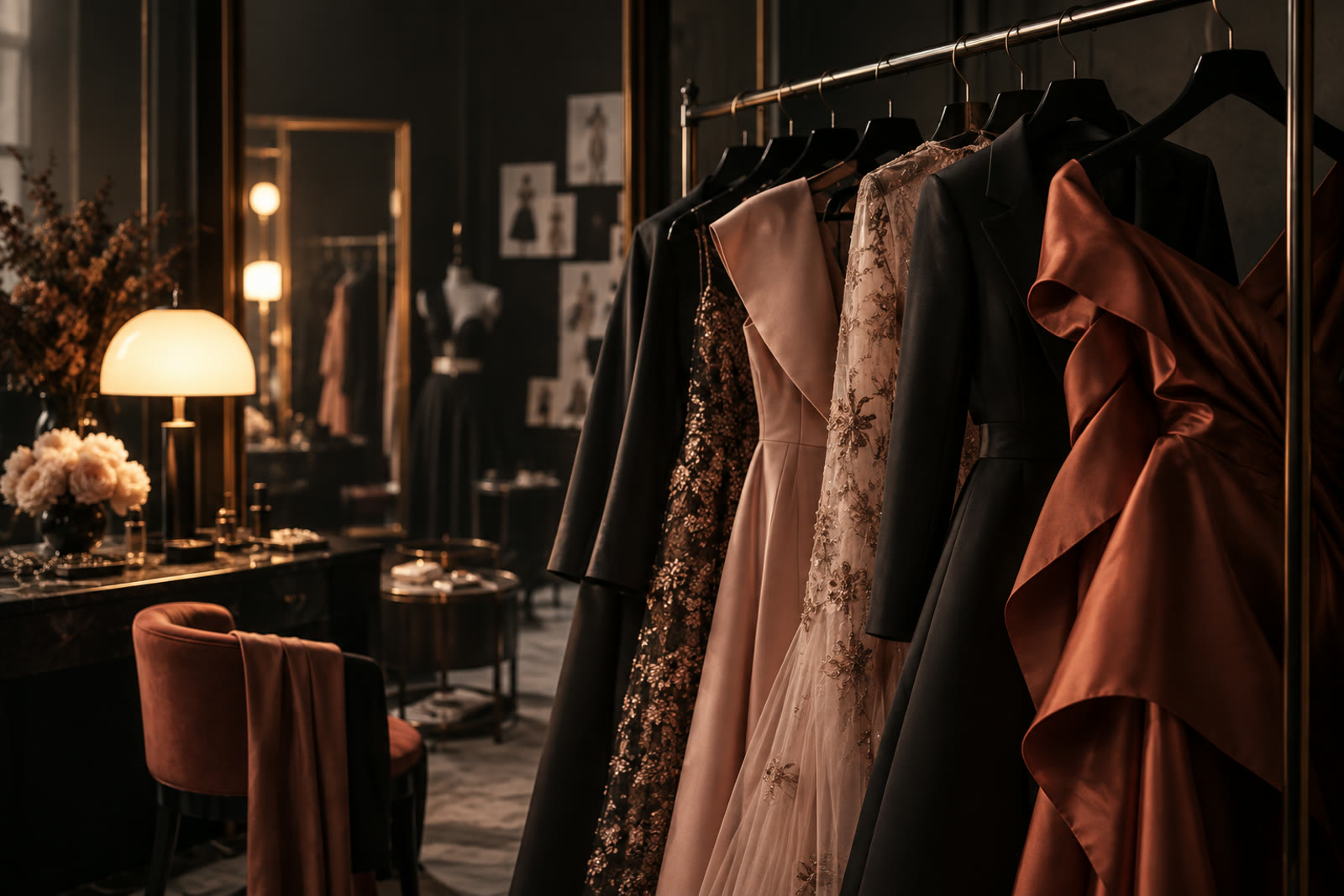 Backstage a divatbemutató előtt