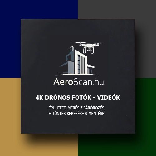4K drónos fotózás és videózás – drónos épületfelmérés, keresés, mentés és járőrözés