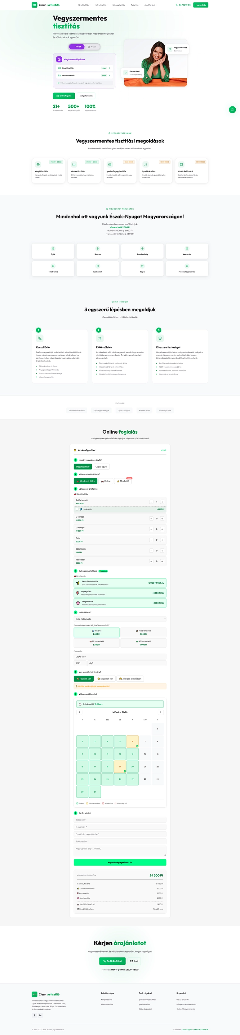 ECO Clean kárpittisztítás Győr